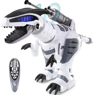DinoBot | Aventura rugiente - Dinosaurio RC interactivo con luz y sonido